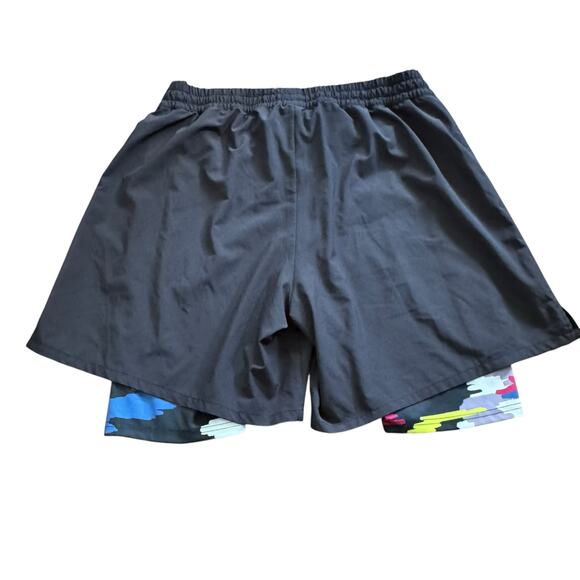 TomboyX Gender Neutral Swimwear Board Shorts Trunks Size XL Black Biker Shorts - Picture 9 of 10
